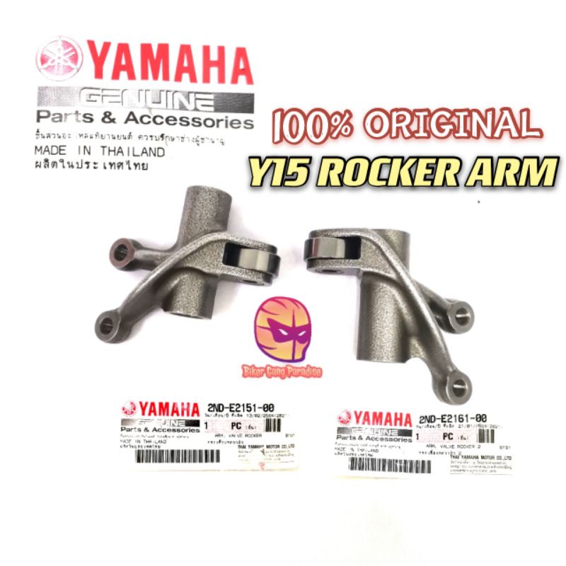 ROCKER ARM / ROCKER ARM SHAFT ORIGINAL YAMAHA LC135 / Y15 V1 V2 / FZ150