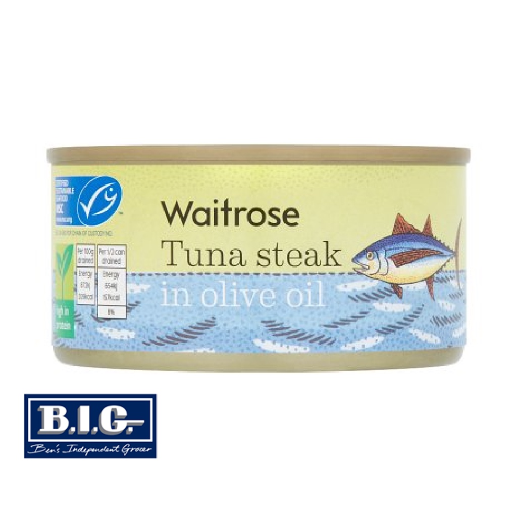 Waitrose MSC Tuna Steak in Olive Oil 200g Shopee Malaysia
