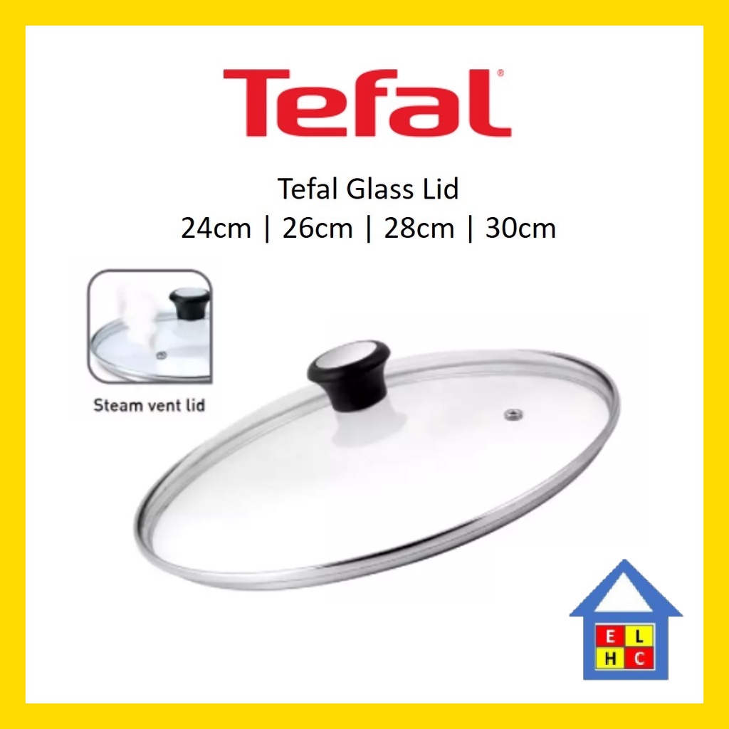 COOKWARE SAUCEPAN TEFAL GLASS LID 24cm / 26cm / 28cm / 30cm (280975N