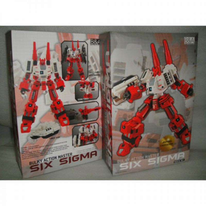 Six Sigma Transformers Japanese Red Arms Version Before & After (B&A ...