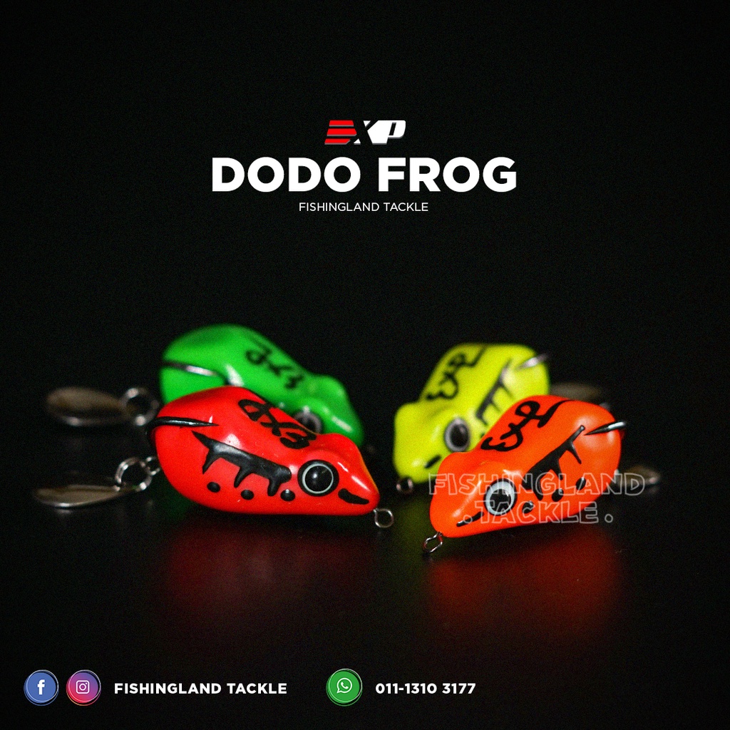 EXP Do Do Frog, 3.7cm / 7g, Thailand Soft Rubber Frog, DoDo