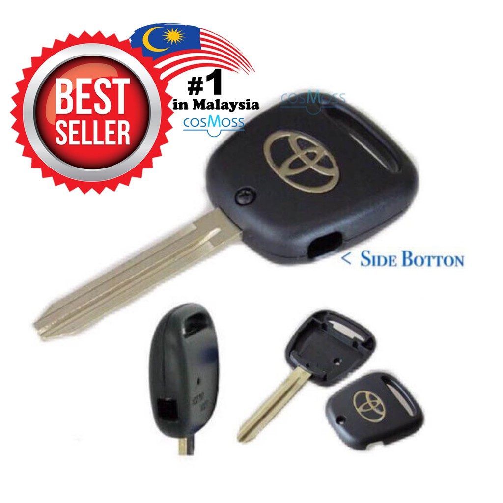 Toyota Wish Carina Caldina Corolla Estima Remote Key Blank Side 1 ...