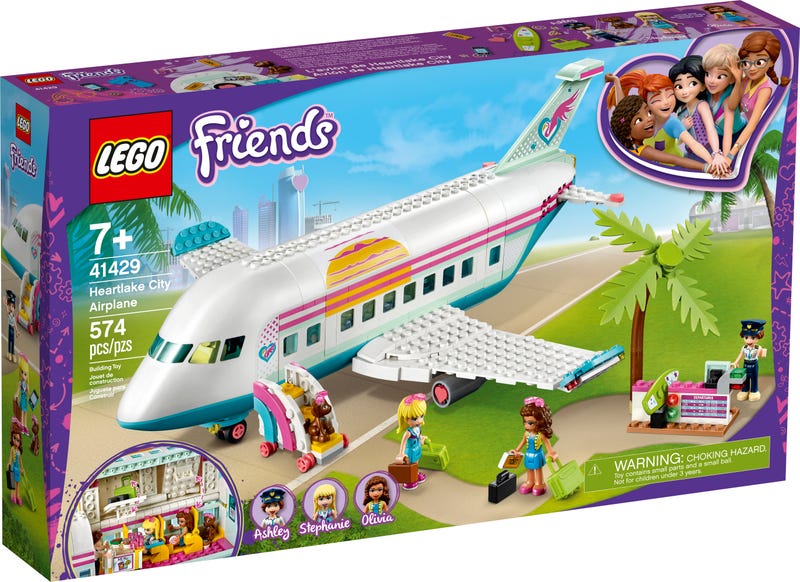 Original Lego Good Friends Series 41429 Heart Lake City Aircraft ...