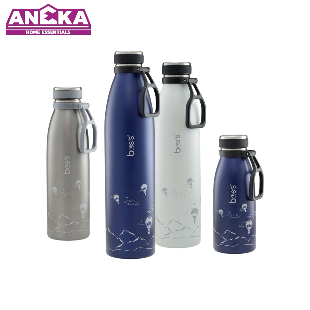 BOS'S Stainless Steel Travel Vacuum Bottle 350ml 500ml 750ml 1000ml ...