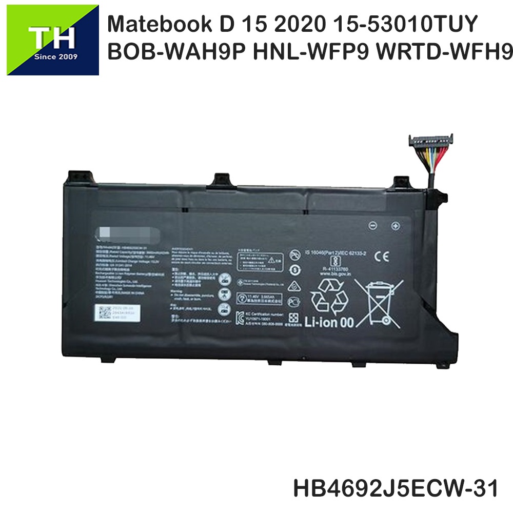BLESYS HB4692J5ECW-31 Accu voor Huawei MateBook D 15 2019/2020/2020 AMD