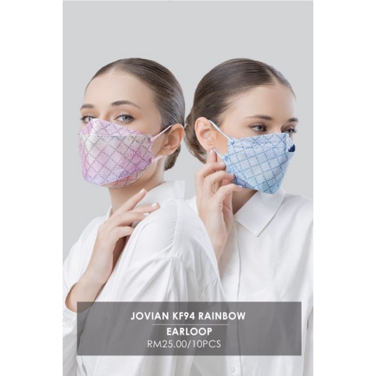 Jovian KF94 Rainbow Series Earloop Mask Shopee Malaysia