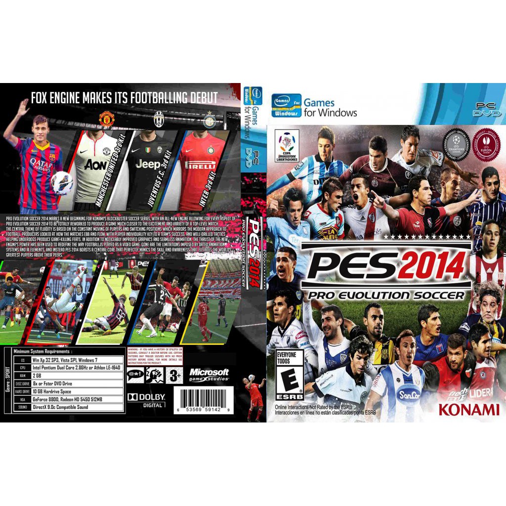 PES 2014 Pro Evolution Soccer PC Games Single-player with DVD | Shopee  Malaysia