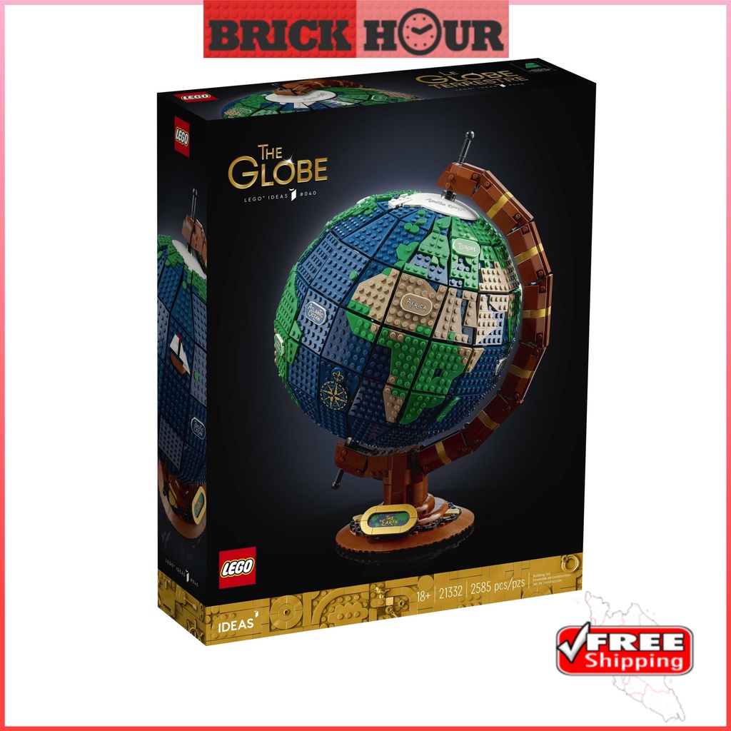 LEGO IDEAS 21332 The Globe (slight dented creases) | Shopee Malaysia