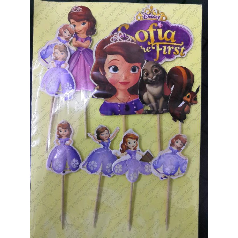 princess Sofia sofea sophia cake topper Disney (1set) | Shopee Malaysia