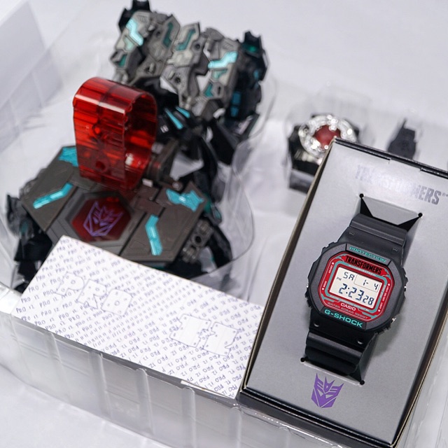 Casio G-Shock DW-5600TF19-SET Transformers Takara Tomy