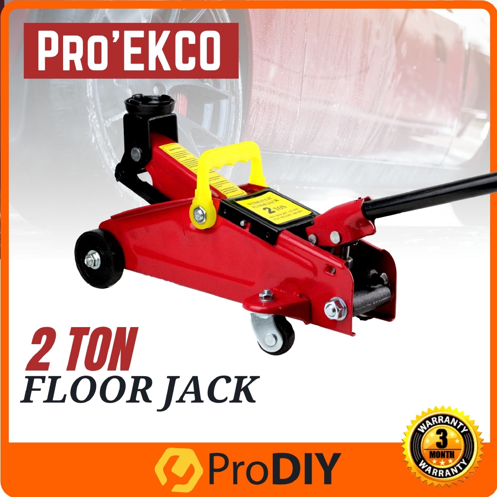 Car hydraulic floor clearance jack