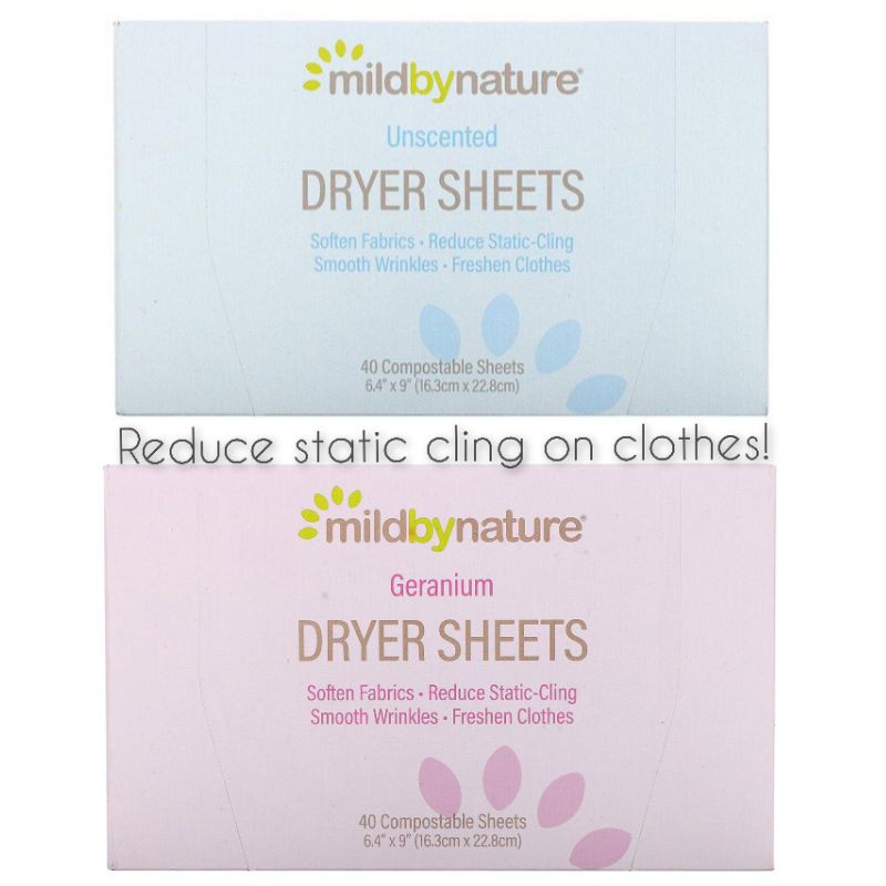 Dryer Sheets /Fabric Softener (for static cling/ baju melekat) Shopee