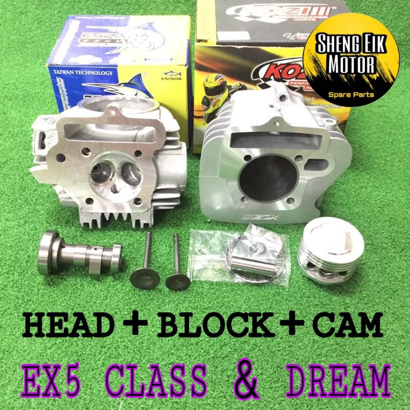 DREAM/EX5 CLASS HEAD BLOCK SET ＋CAM Shopee Malaysia