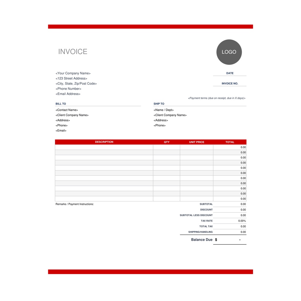 Template Invoice Quotation Receipt Microsoft Excel Business Purpose ...