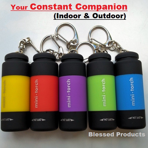 Keychain torchlight USB rechargeable, LED, water resistant, portable ...