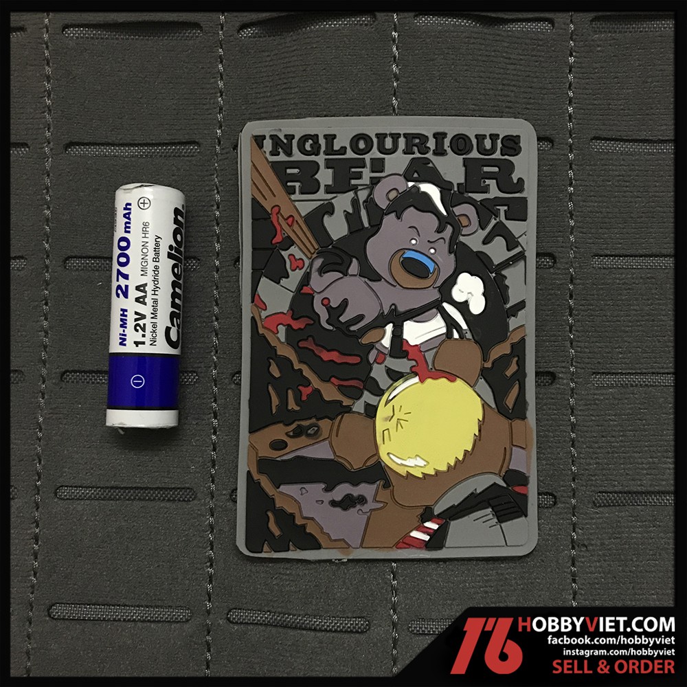 Velcro Stickers Decorated Backpacks And Bags (Angry Bear Model) Shopee Malaysia