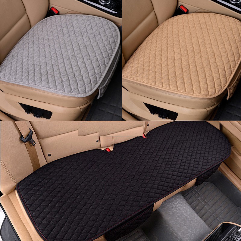 Car Seat Covers Cushion Linen Fabric For toyota vios altis rush wish