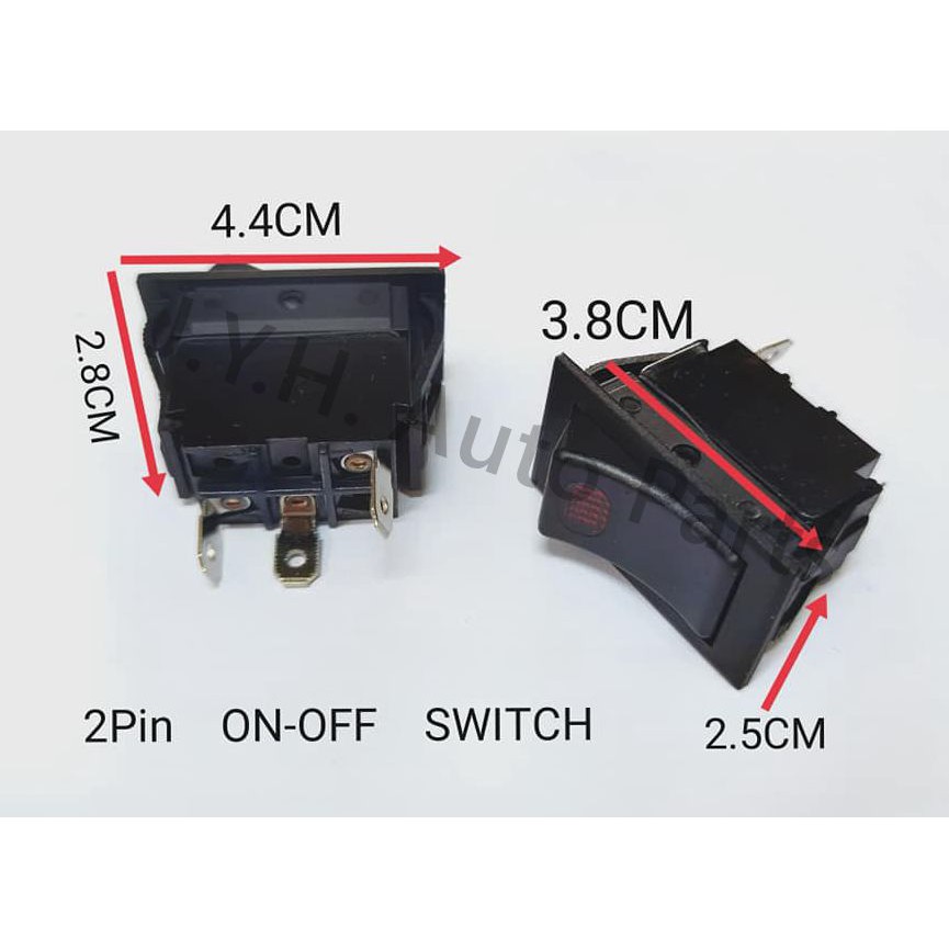 3pin ON-OFF SWITCH Lorry Truck Bus Car Modifier Switch Lamp Fog Lamp ...