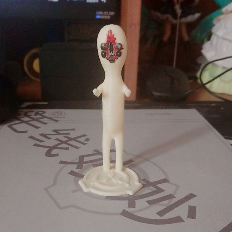 SCP 173 3D Printed Figure 