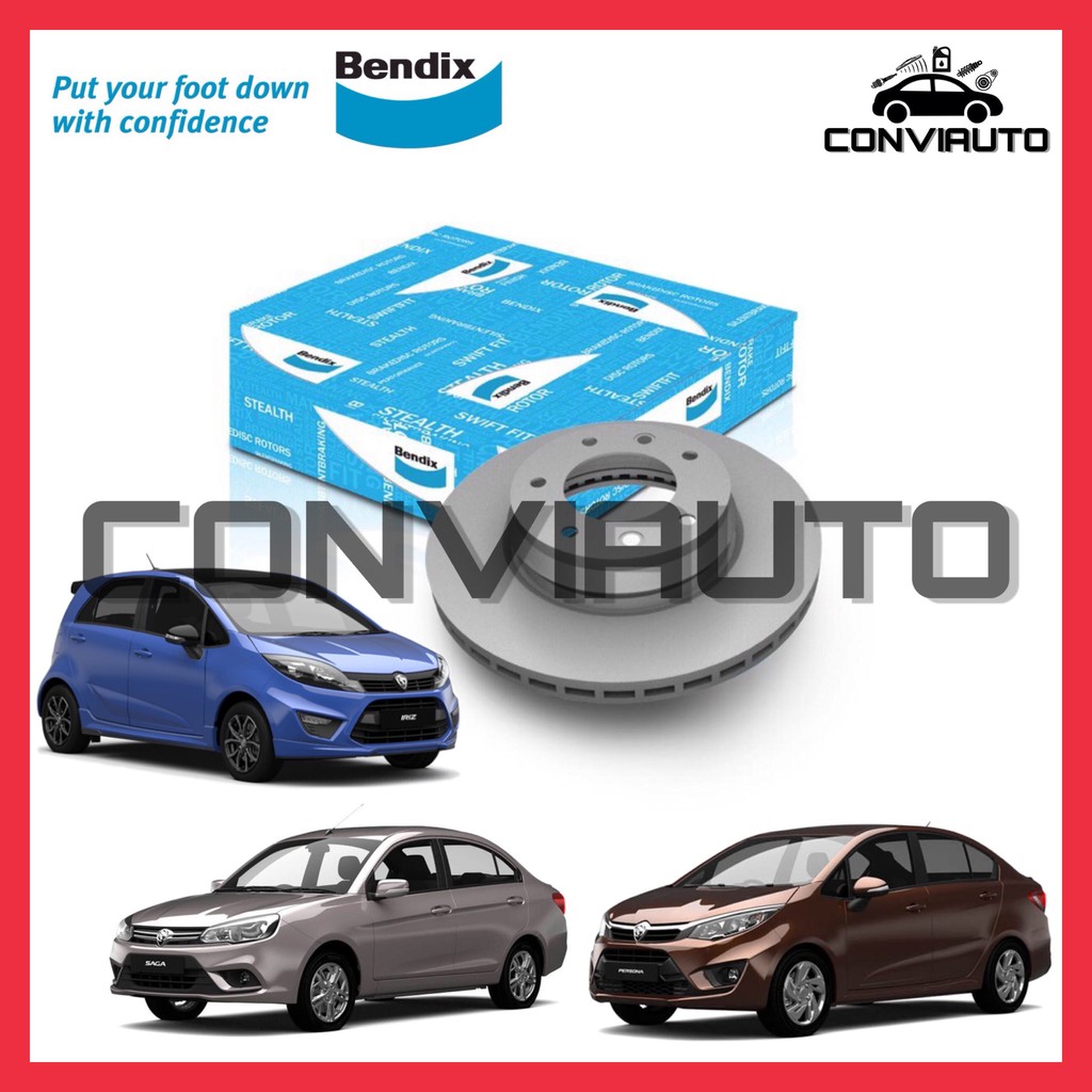 PROTON IRIZ PERSONA 17’ SAGA VVT NEW FRONT BRAKE DISC ROTOR / ULTIMATE ...
