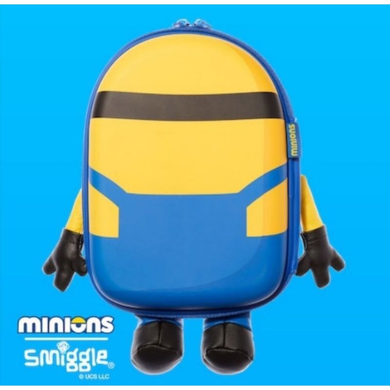 BN minion notebook with banana pen and pouch (Smiggle)