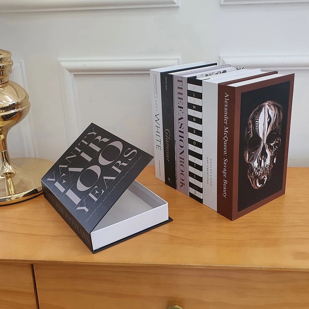 Book Box Decoration Sweetener Dummy Book Props Ornaments for Cupboards ...