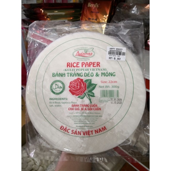 Rice paper 22cm (300g) | Shopee Malaysia