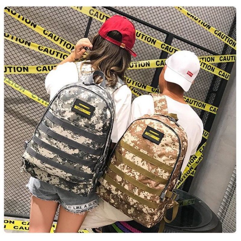 PUBG BACKPACK COSPLAY GAME LEVEL 3 INSTRUCTOR OUTDOOR LARGE CAPACITY BACKPACK Beg Pubg