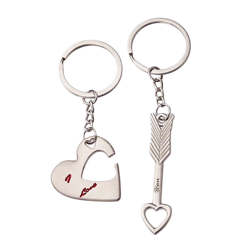 Gift Creative Lovers Couples Keyring Chain Lover Gift KeyChain ...