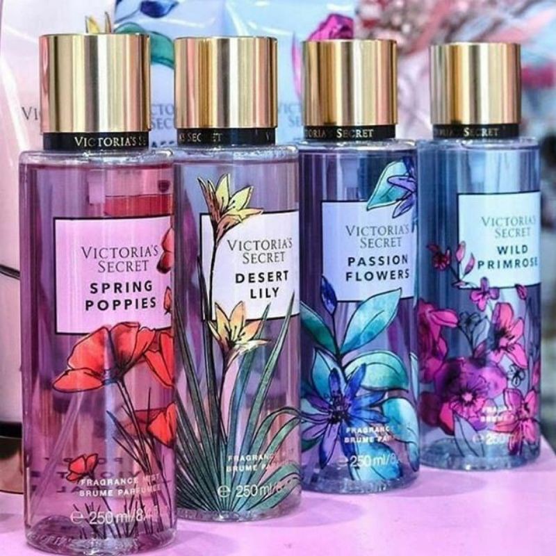 Victoria's Secret Fragrance Spring Poppies / Wild Primrose / Desert