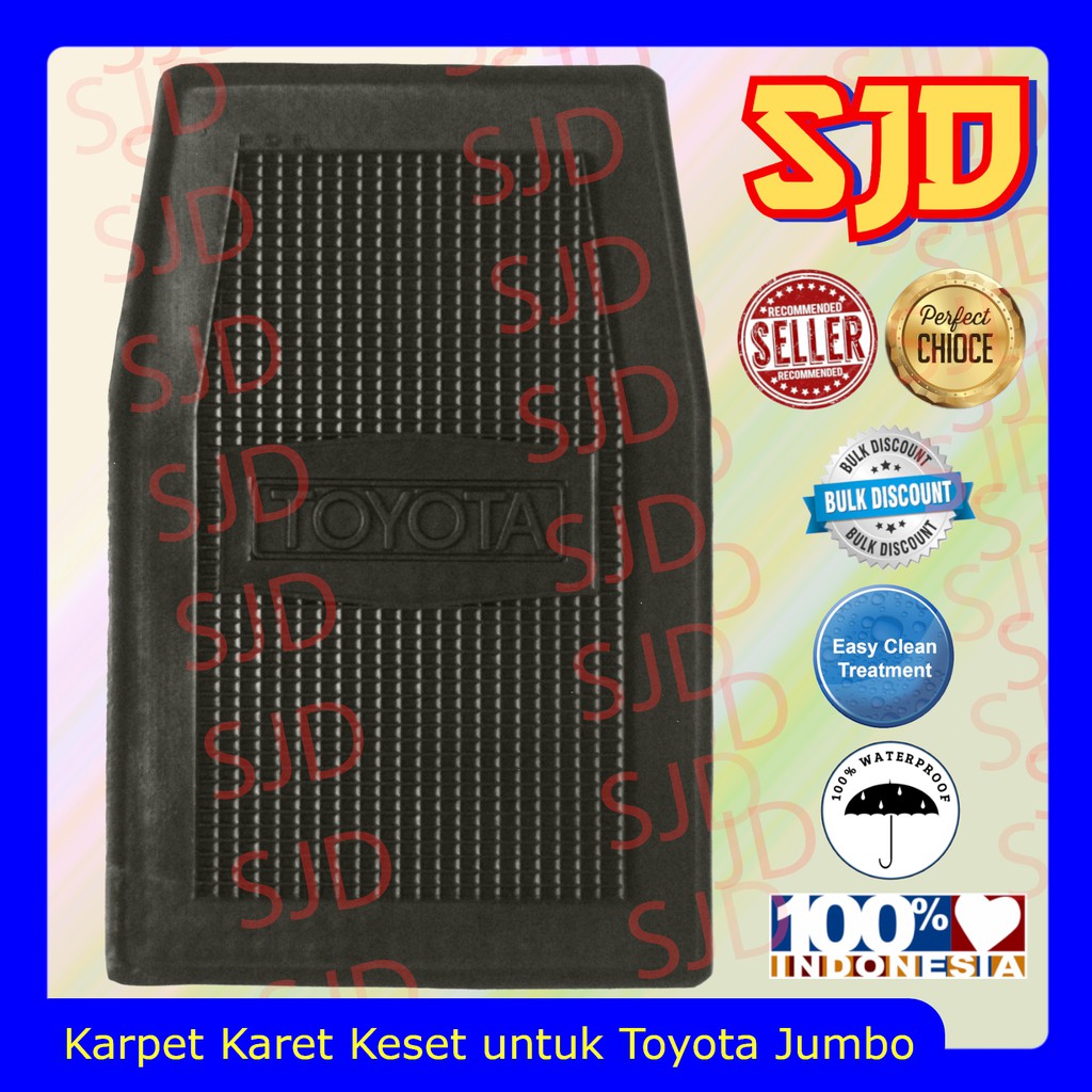 Toyota Jumbo Car Carpet/Rubber Mat Shopee Malaysia