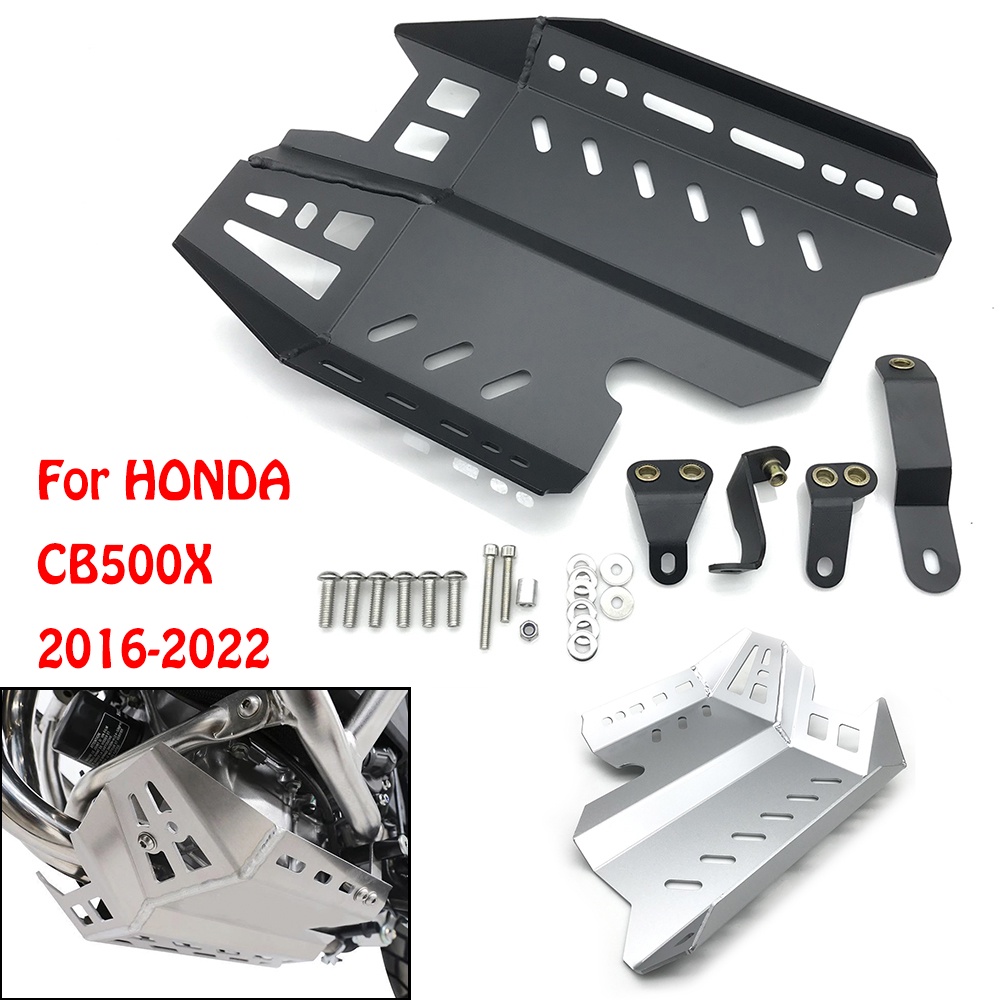 Motorcycle Stainless Steel Skid Plate Engine Protector Guard Chassis