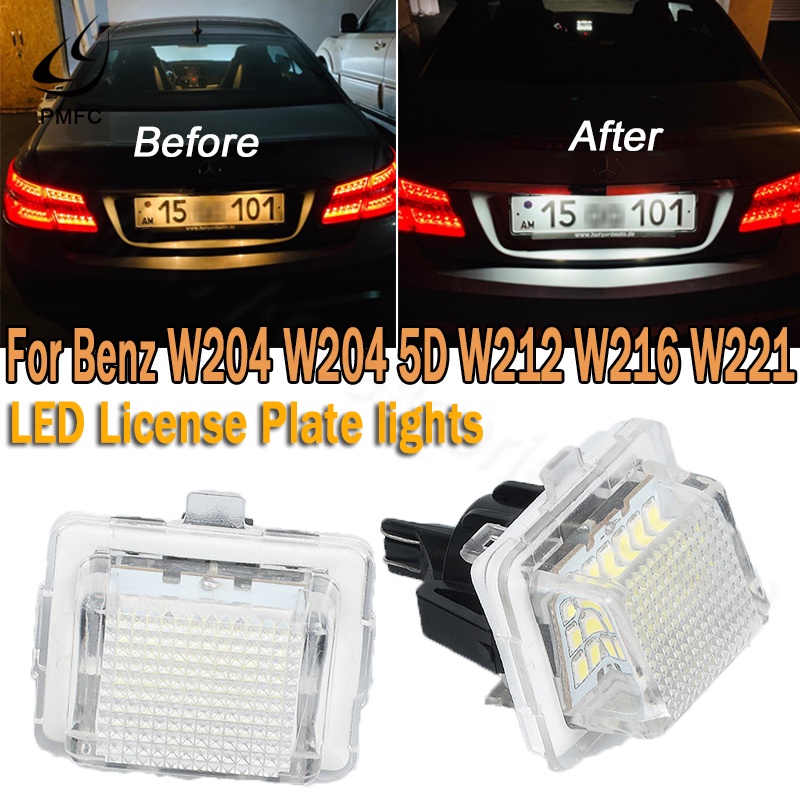 PMFC LED License Plate lights bulb White No Hyper Flash 12V For