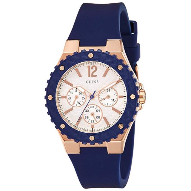 Guess navy clearance blue watch women's