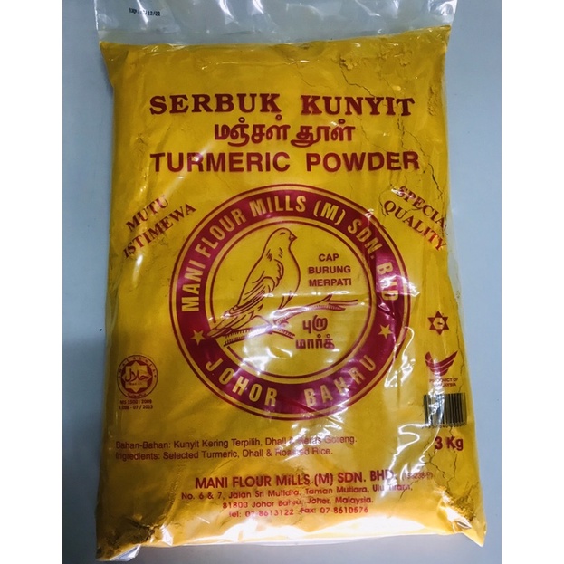 MANI FLOUR MILLS Serbuk Kunyit / Turmeric Powder / Kunyit Serbuk ...