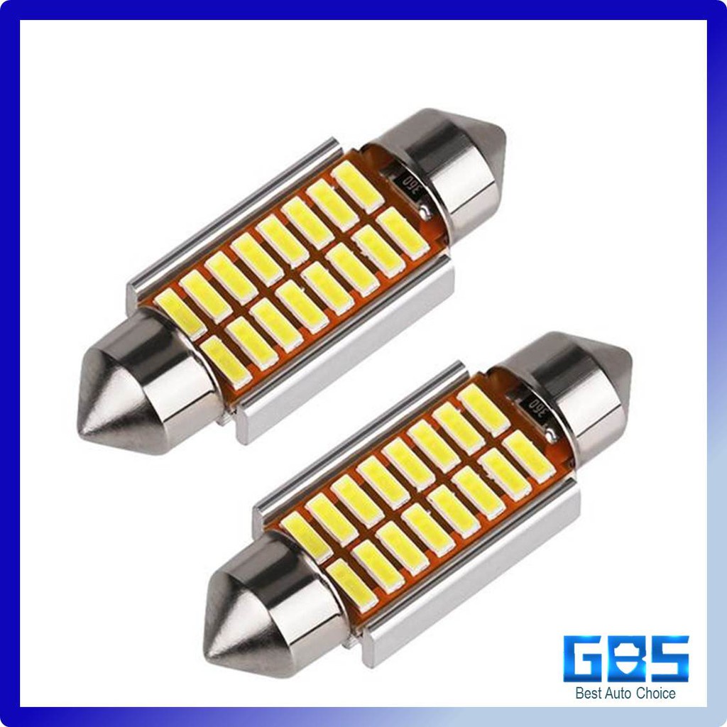 2PCS C5W LED CANBUS 31mm 36mm 39mm 42mm C10W LED Bulb 4014 Chip