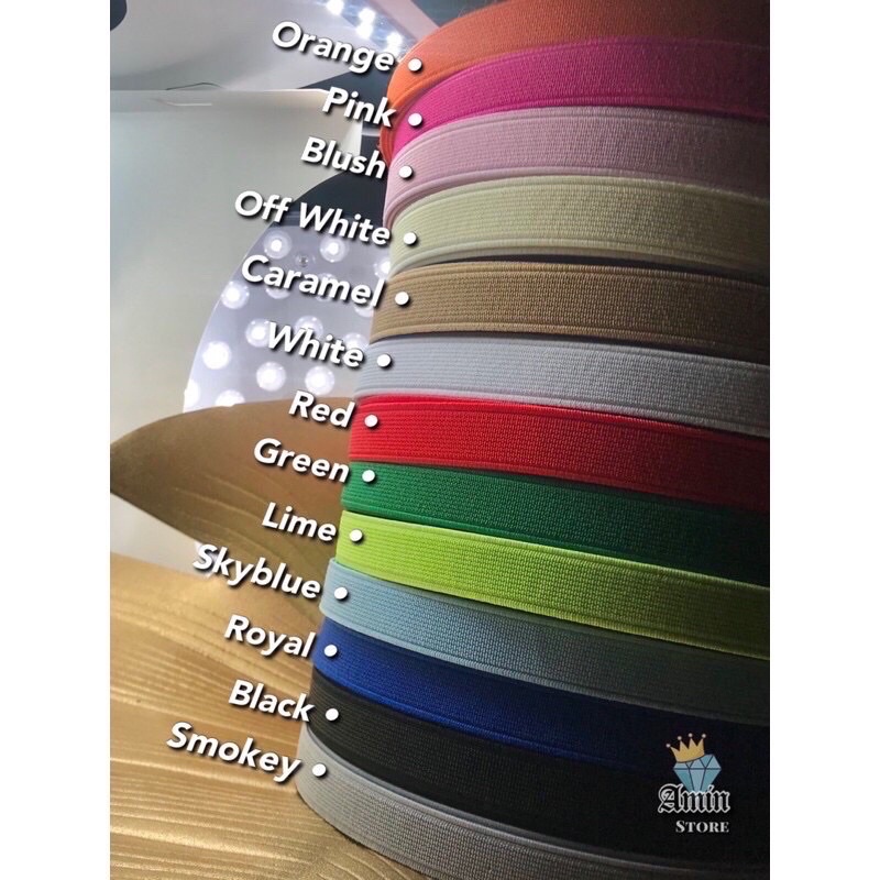 Color Elastic Band | Getah Penyambung Mask | Getah Mask Extender ...