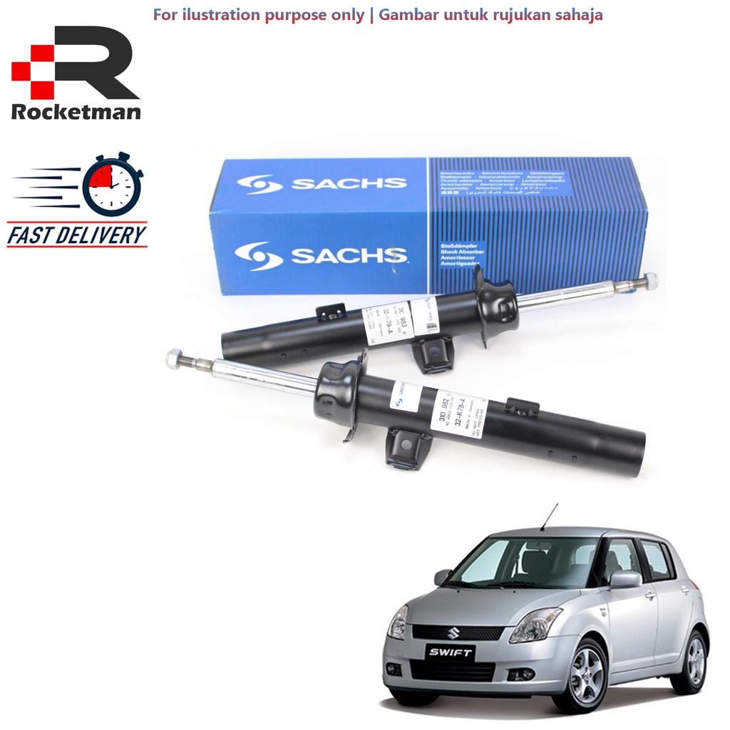 SACHS SHOCK ABSORBER (2PCS) SUZUKI SWIFT 1.5 RS415 RS413 | Shopee Malaysia