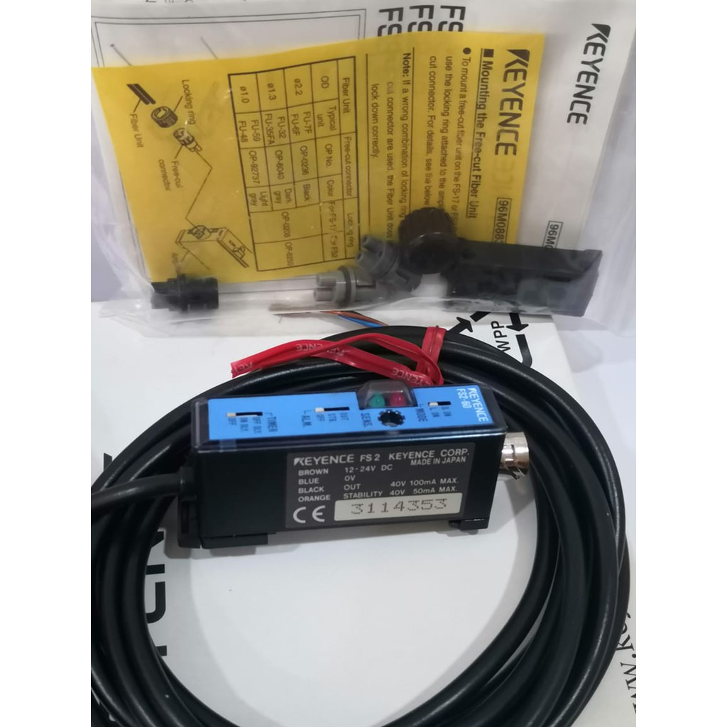 Keyence FS2-60 Fiber Amplifier , Input Volt12-24VDC | Shopee Malaysia