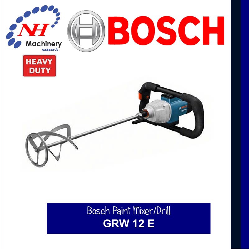 Bosch GRW 12 E Paint Mixer/Drill Shopee Malaysia
