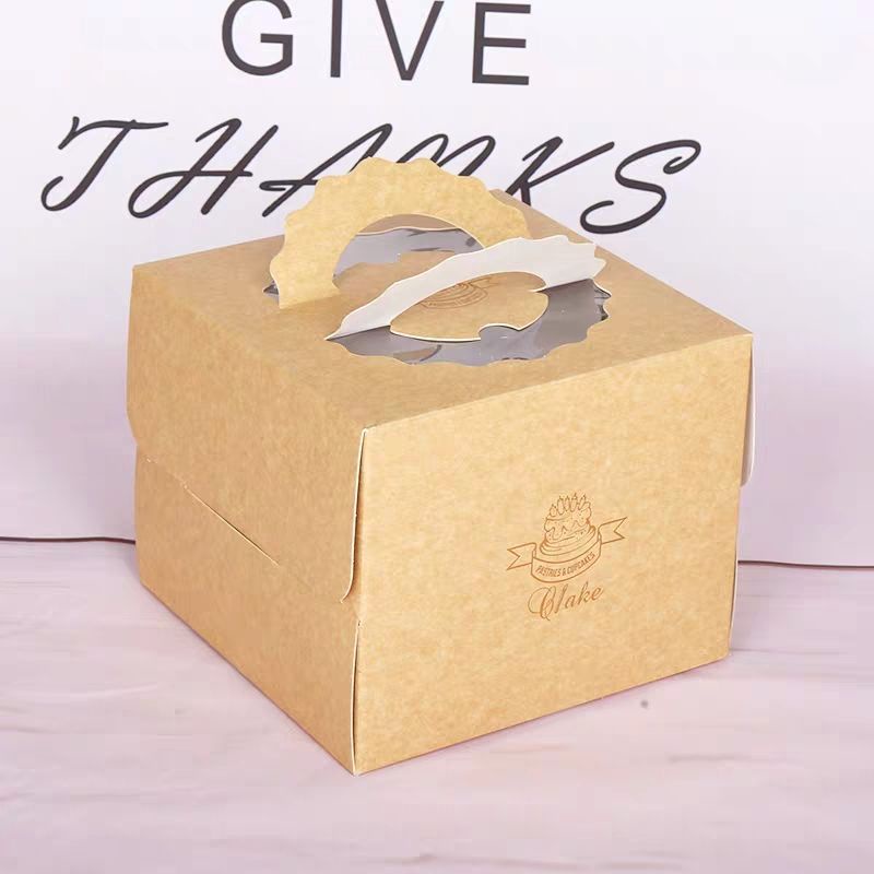 Fancy handle cake box 10" marble cake box trending latest design pink marble cake box Shopee