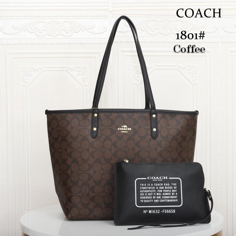 New Arrival Coach Reversible City Tote bag With Removable Pouch