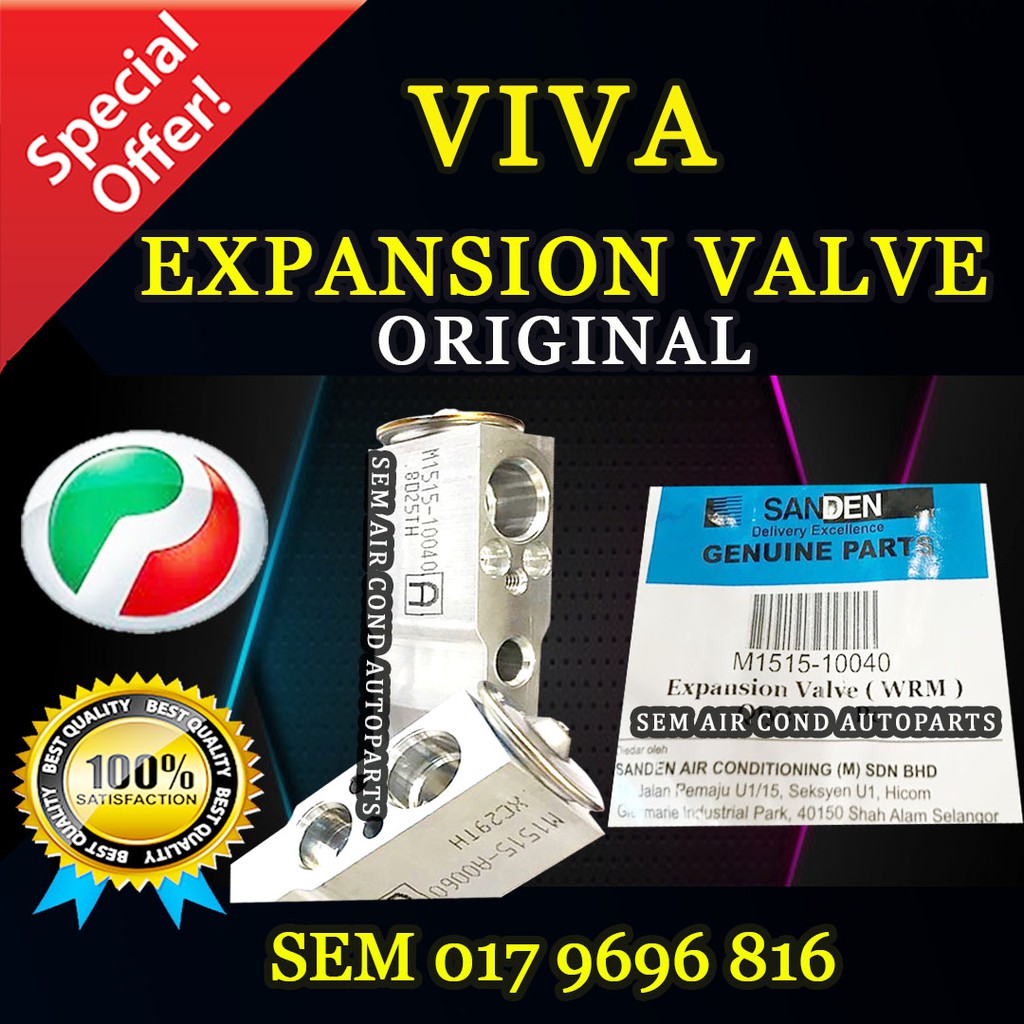 PERODUA VIVA ORIGINAL SANDEN SD EXPENSION/ EXPANSION VALVE (CAR AIRCOND