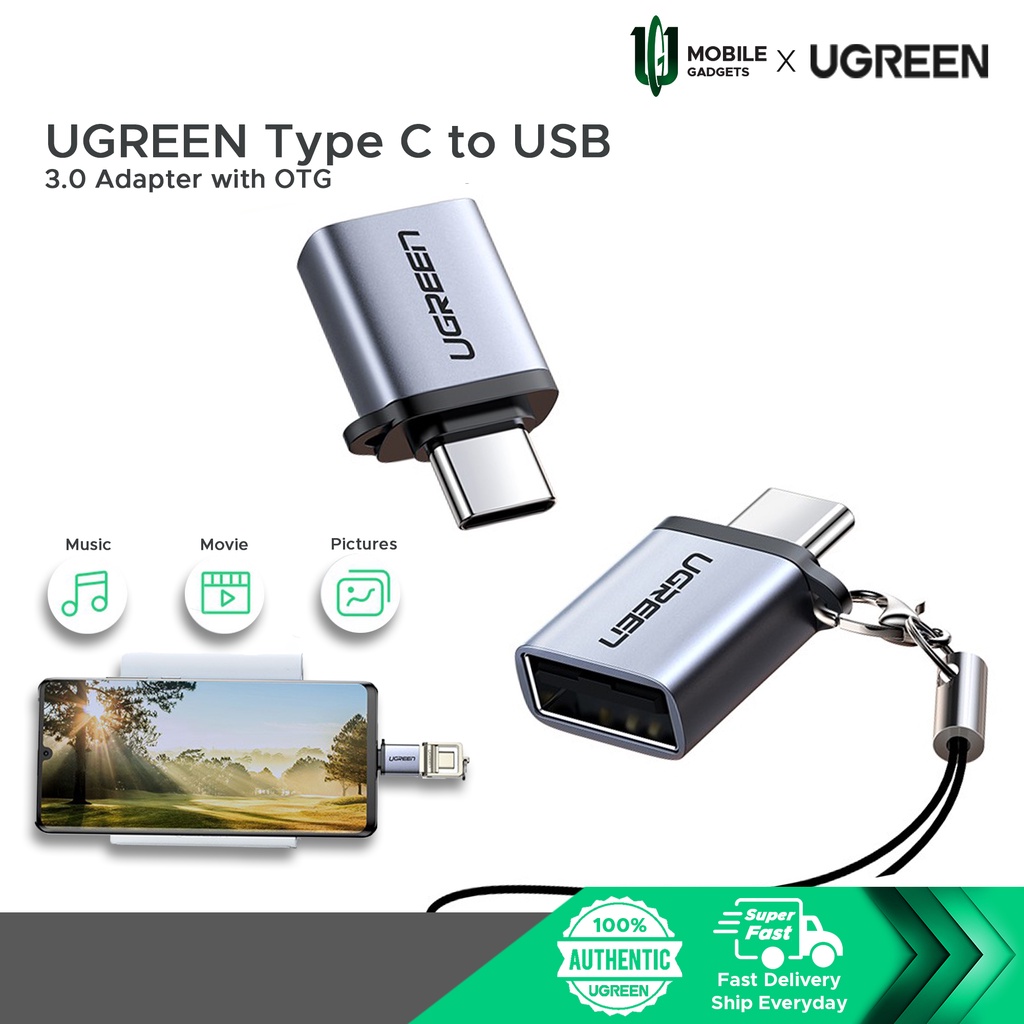 UGREEN USB 3.0 to Type C Adapter with OTG Up to 5Gbps Data Transfer for ...