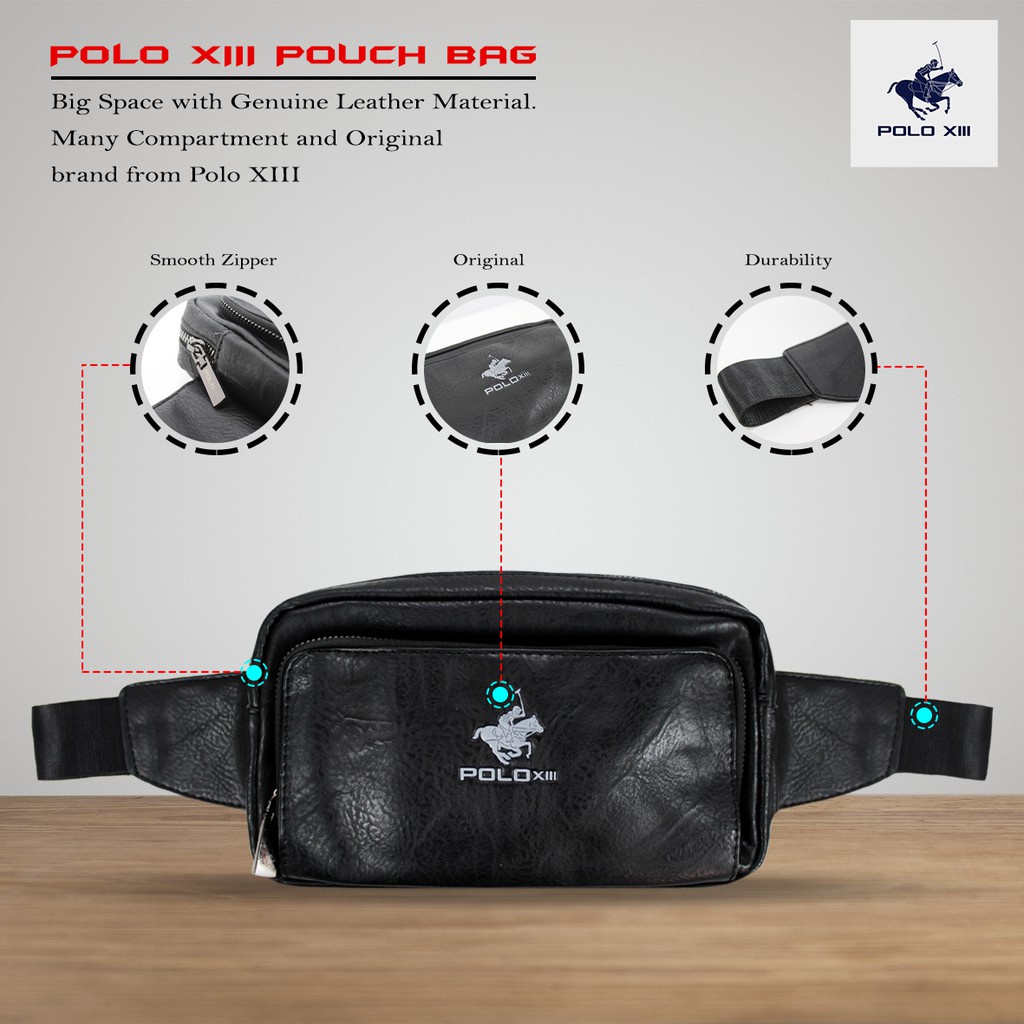 Polo store pouch bag