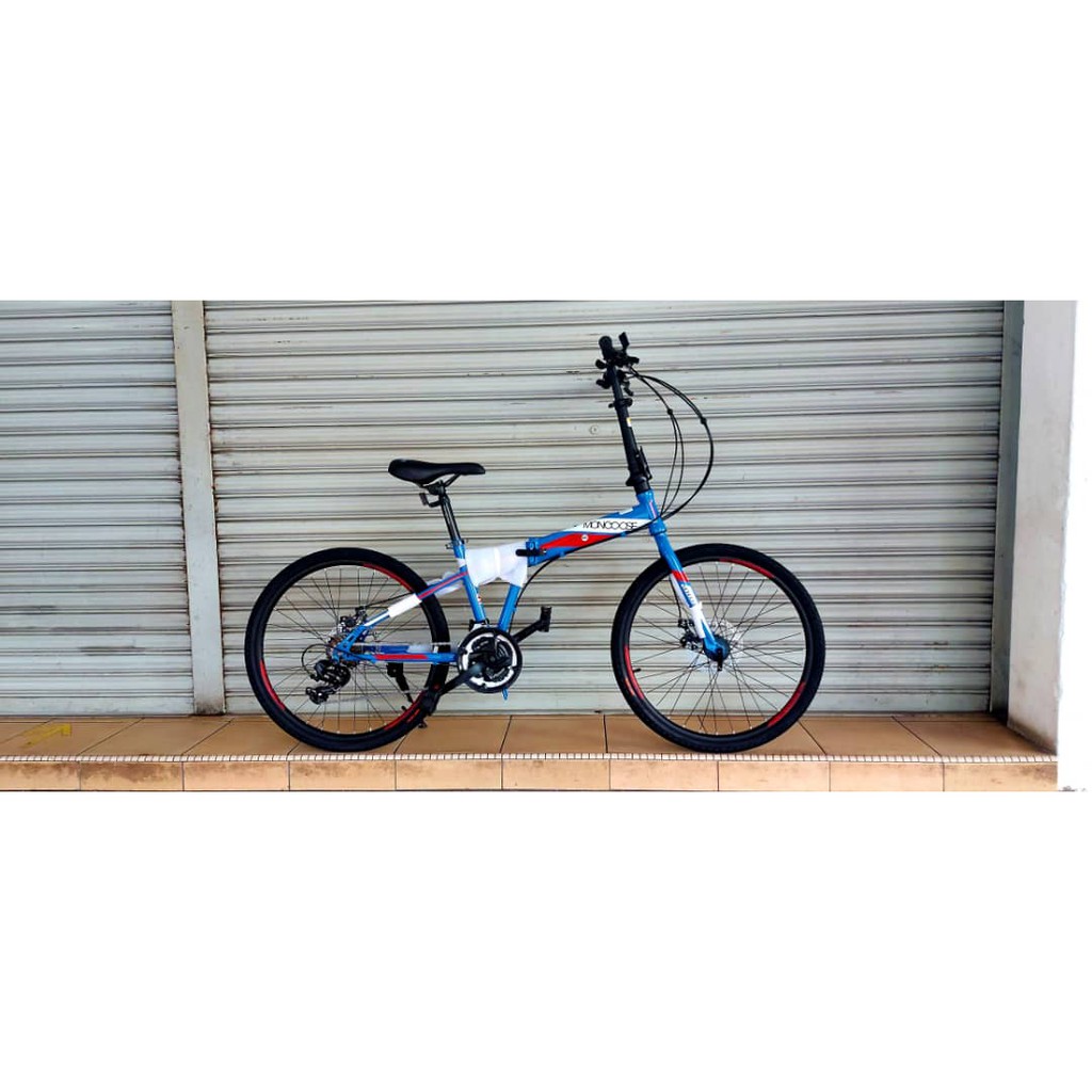 24 Inch Mongoose Folding Bike | Shopee Malaysia