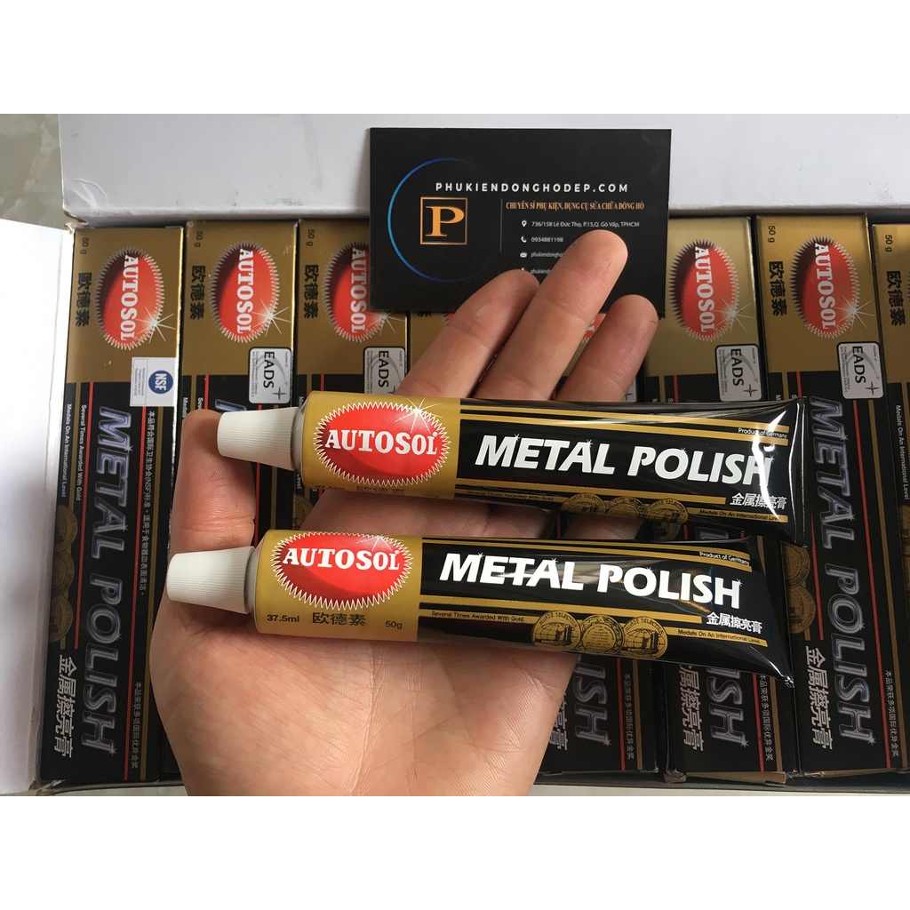 Autosol Metal Polish 50g Watch Strap Polishing Cream, Stainless Steel, Metal Shopee Malaysia