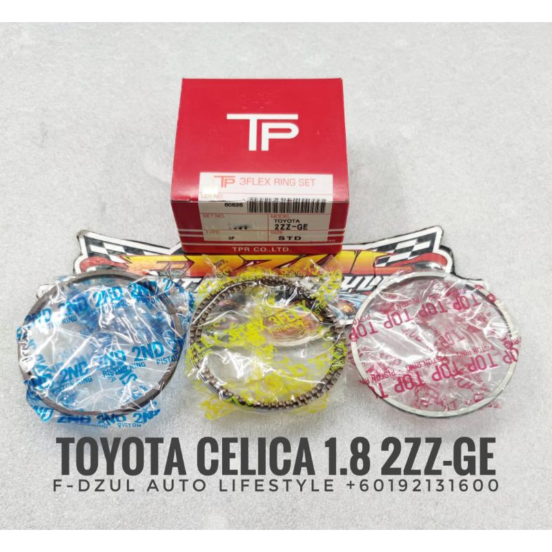 Toyota Celica 1.8 2ZZ-GE TP / NPR Piston Rings | Shopee Malaysia