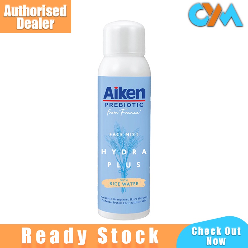 Aiken Prebiotic Hydra Plus Face Mist 100ml With Rice Water Semburan