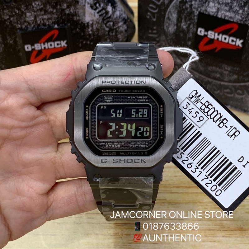 ASIA SET 100% ORIGINL CASIO G-SHOCK FULL METAL SERIES GMW-B5000MB-1 ...